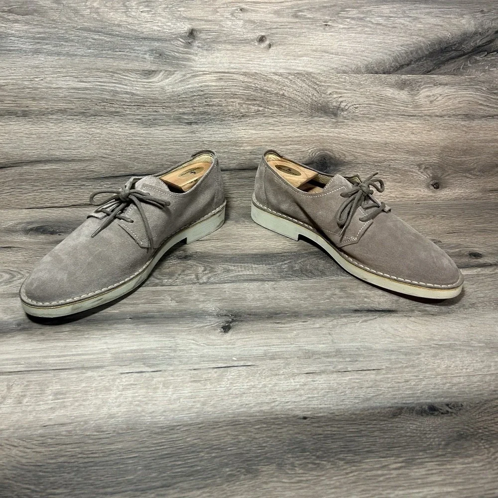 Barney's New York Taupe Beige Dress Shoes Men Size 9 Only Worn Twice